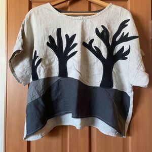 Adrienne Makes custom Linen box top